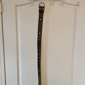 Dolce & Gabbana Olive Green Belt